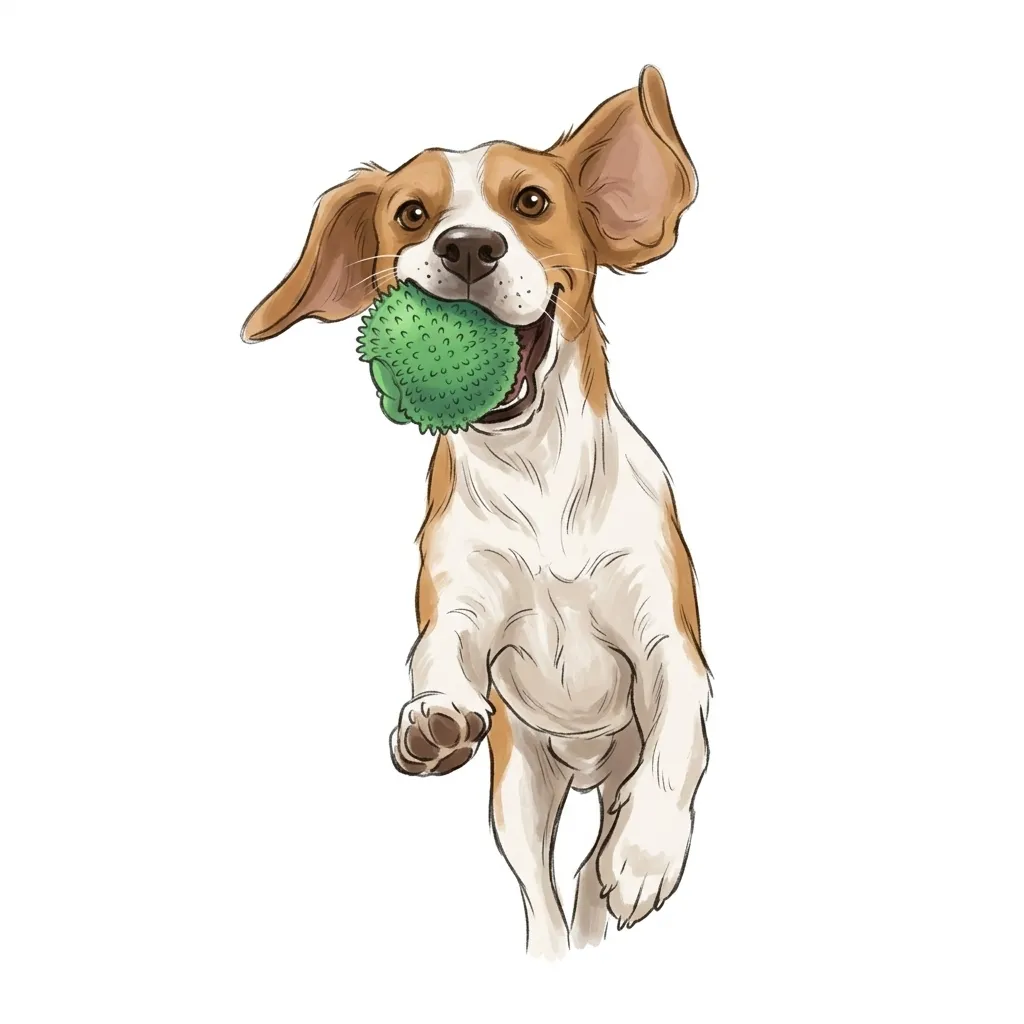 Fetch! sticker — Whimsical Storybook
