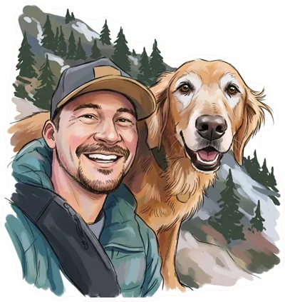 Painterly Sketch sticker style